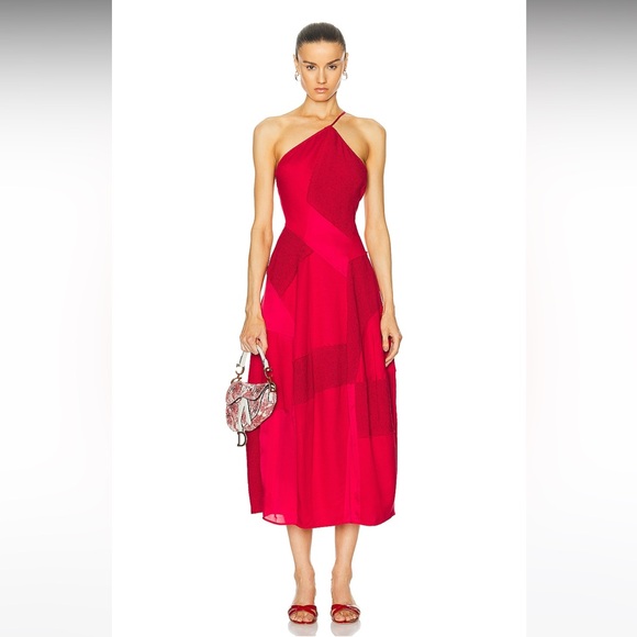 Cult gaia cienna dress color: lollipop multi, size: xs,worn once great condition - Picture 1 of 4